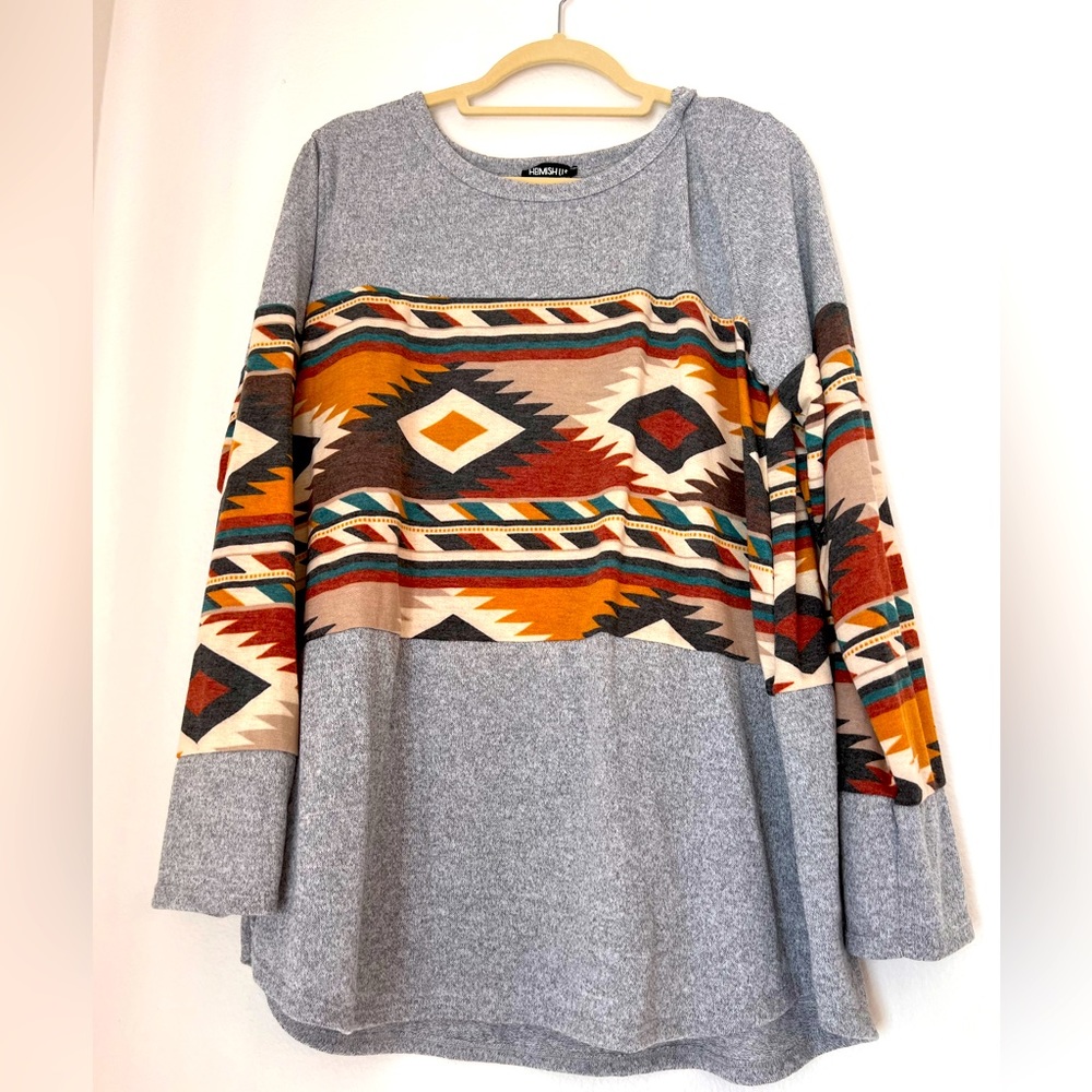 Tribal pattern, sweater, shirt